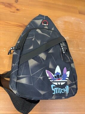 Stitch™ Graphic Sling Bag - brown and black
